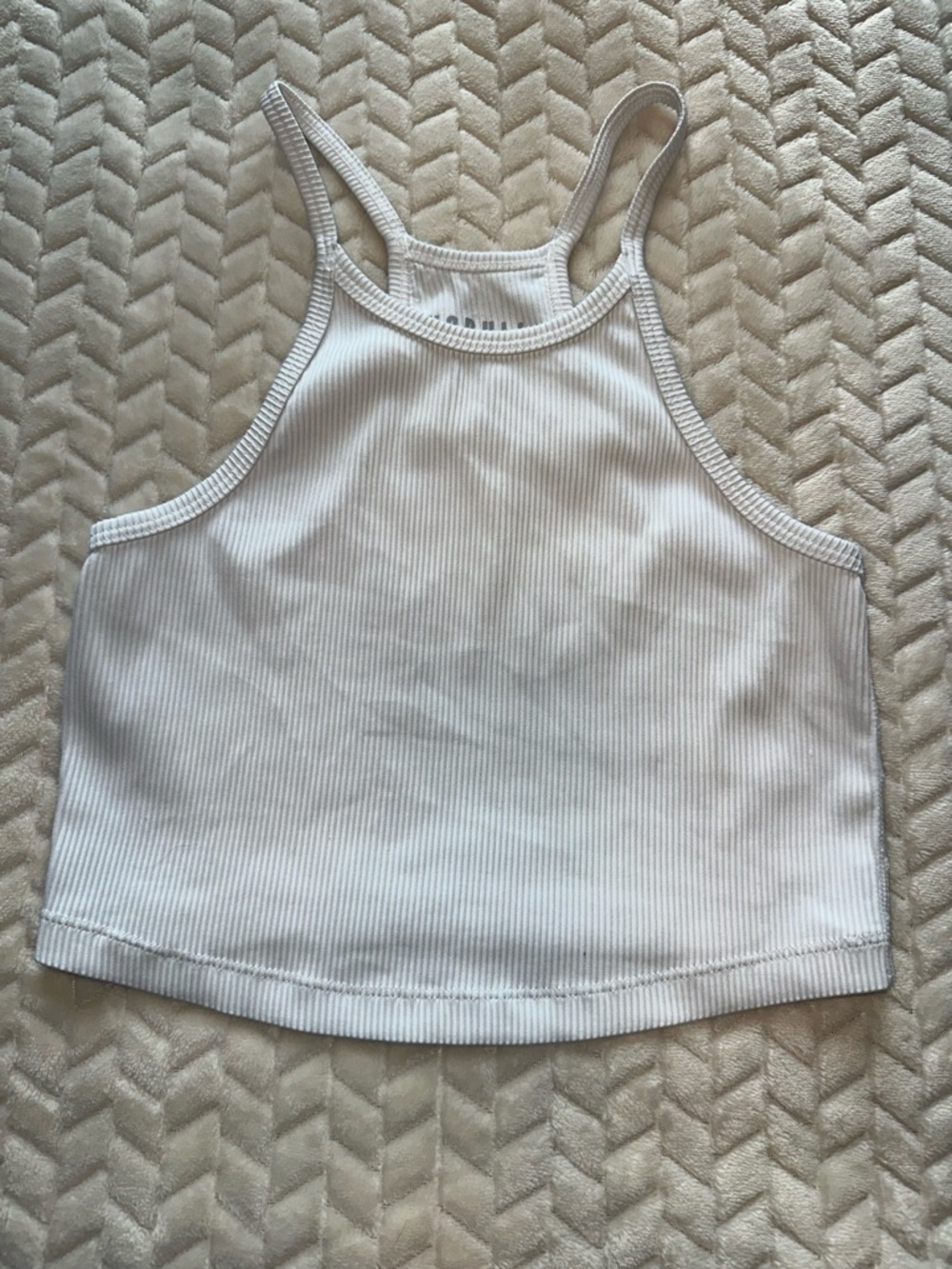 NOBULL Crop Tank White Size Medium